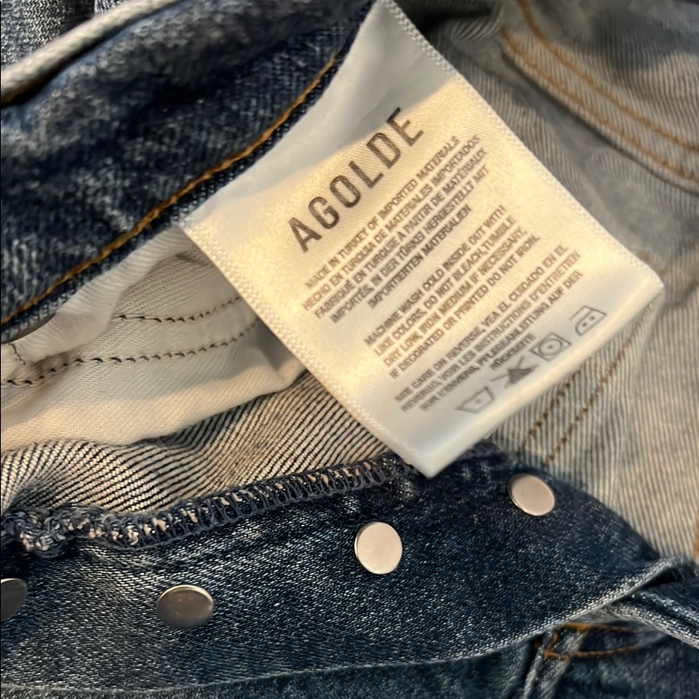 Agolde Riley with distressed hem - Picture 2 of 7